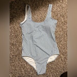 Striped One-Piece Swimsuit NWT